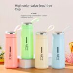 NICE Stainless Steel Thermal Vacuum Flask - 400ml Portable Water Bottle with Carrying Loop for Office, School & Travel - Leakproof Insulated Hot & Cold Thermos - Image 4