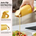 GullPlaza.pk 500ML Glass Oil Dispenser Bottle – Leakproof Transparent Olive Oil, Vinegar & Soy Sauce Storage Bottle with Lid - Image 6