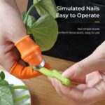 GullPlaza.pk Multifunction Finger Thumb Cutter – Kitchen Vegetable Cutter & Garden Harvesting Picking Tool with Finger Blade - Image 5