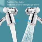 GullPlaza.pk 1080° Universal Rotating Faucet Extender – Kitchen Robot Arm Tap Sprayer with Aerator & Water Saving Nozzle - Image 4
