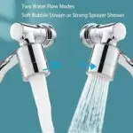 GullPlaza.pk 1080° Universal Rotating Faucet Extender – Kitchen Robot Arm Tap Sprayer with Aerator & Water Saving Nozzle - Image 4