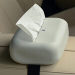 GullPlaza.pk Portable Silicone Car Tissue Box Holder – High Quality Back Seat Napkin Storage Box for Home, Office & Vehicle