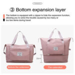 GullPlaza.pk Large Capacity Expandable Travel Bag – Waterproof Foldable Luggage Organizer Handbag for Clothes & Travel Essentials - Image 2
