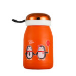 GullPlaza.pk Penguin Kids Insulated Water Bottle – Cute Stainless Steel Hot & Cold Drinking Flask with Leakproof Lid - Image 3