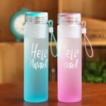 500ML Frosted Gradient Sports Water Bottle – Portable Leakproof Gym Fitness Drinking Bottle for Workout, Travel & Outdoor Use - Image 7