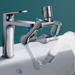 GullPlaza.pk 1080° Universal Rotating Faucet Extender – Kitchen Robot Arm Tap Sprayer with Aerator & Water Saving Nozzle - Image 7