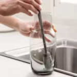 Premium Silicone Bottle Cleaning Brush Long Handle Cup Scrubber for Milk Bottles, Glasses, Mugs & Drink Bottles Kitchen Cleaning Tool - Image 4