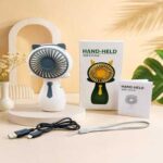 New Handheld Small Fan USB Rechargeable Portable Mini Fan for Dormitory Outdoor Travel Summer Cooling Gift