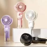 Portable Water Mist Fan Mini Handheld USB Rechargeable Fan – 4 Speed Personal Cooling Neck Hanging Spray Fan - Image 8