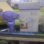 Portable Water Mist Fan Mini Handheld USB Rechargeable Fan – 4 Speed Personal Cooling Neck Hanging Spray Fan - Image 11
