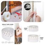 Self-Adhesive Transparent Silicone Door & Window Sealing Strip – Waterproof Weatherproof Gap Sealing Tape for Dust, Noise & Wind Protection - Image 8