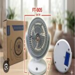 GullPlaza.pk FT-905 Portable Rechargeable Air Circulation Fan – Wireless 90° Adjustable Oscillating Table Fan with Large Airflow - Image 8