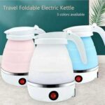 GullPlaza.pk Portable Silicone Foldable Electric Kettle – Collapsible Travel Water Boiler for Tea, Coffee & Instant Meals