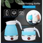 GullPlaza.pk Portable Silicone Foldable Electric Kettle – Collapsible Travel Water Boiler for Tea, Coffee & Instant Meals - Image 2