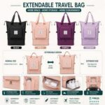 GullPlaza.pk Large Capacity Expandable Travel Bag – Waterproof Foldable Luggage Organizer Handbag for Clothes & Travel Essentials - Image 4