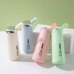 NICE Stainless Steel Thermal Vacuum Flask - 400ml Portable Water Bottle with Carrying Loop for Office, School & Travel - Leakproof Insulated Hot & Cold Thermos - Image 6