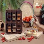 Mini Transparent Spice Kit Set – Multipurpose Plastic Masala & Spice Storage Container for Kitchen Organization - Image 8