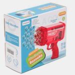 Space Rocket Bazooka Bubble Gun – Electric Automatic Bubble Maker Toy with 8 & 36 Bubble Holes for Kids, Outdoor Play & Parties - Image 5