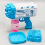 Space Rocket Bazooka Bubble Gun – Electric Automatic Bubble Maker Toy with 8 & 36 Bubble Holes for Kids, Outdoor Play & Parties - Image 4