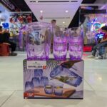 Acrylic Unbreakable Jug Set with 6 Glasses – Premium Leaves Cut Design Water & Juice Serving Set - Image 2
