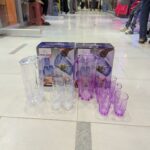 Acrylic Unbreakable Jug Set with 6 Glasses – Premium Leaves Cut Design Water & Juice Serving Set - Image 5