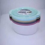 Pack of 2 Food Storage Containers 2500ml – Large Capacity Leak-Proof Plastic Kitchen Storage Boxes for Food, Fruits & Leftovers