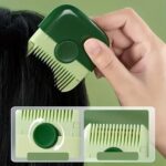 2-in-1 Hair Clipper and Split-End Trimmer Comb – Manual Hair Thinning, Styling, and Trimming Tool for Thick and Thin Hair - Image 3
