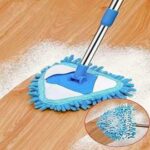 180° Rotatable Triangle Mop with Telescopic Handle, Adjustable Long Handle Microfiber Wall and Ceiling Cleaning Mop, Deep Cleaning Dust Mop for Windows, Floors, Corners, and Skirting Boards - Image 4