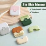2-in-1 Hair Clipper and Split-End Trimmer Comb – Manual Hair Thinning, Styling, and Trimming Tool for Thick and Thin Hair - Image 4
