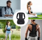 Adjustable Full Back Brace Posture Corrector for Men & Women