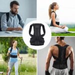 Adjustable Full Back Brace Posture Corrector for Men & Women