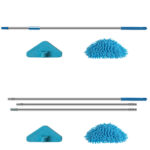 180° Rotatable Triangle Mop with Telescopic Handle, Adjustable Long Handle Microfiber Wall and Ceiling Cleaning Mop, Deep Cleaning Dust Mop for Windows, Floors, Corners, and Skirting Boards - Image 9