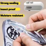 2-in-1 Rechargeable Mini Pocket Bag Sealer & Cutter – Portable Handheld Heat Vacuum Sealer with Magnetic Base for Food and Snack Preservation - Image 8