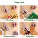2-in-1 Rechargeable Mini Pocket Bag Sealer & Cutter – Portable Handheld Heat Vacuum Sealer with Magnetic Base for Food and Snack Preservation - Image 6