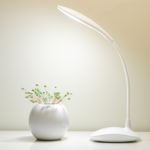 LED Desk Lamp – Portable Touch Control Eye Protection Table Light, 3 Brightness Levels, USB Rechargeable Cordless Study Lamp for Home, Office, and Reading