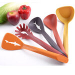 5-Pcs Colorful Silicone Kitchen Spoon Set – Heat Resistant & Non-Stick Cooking Utensils - Image 6