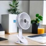 4-in-1 Rechargeable Desktop Fan, Portable Clip-on Table Circulator with 3 Speed Gears, Low Noise Personal USB Cooling Fan for Office Desk, Bedside, Camping, and Reading Table - Image 9