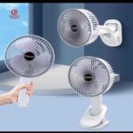 4-in-1 Rechargeable Desktop Fan, Portable Clip-on Table Circulator with 3 Speed Gears, Low Noise Personal USB Cooling Fan for Office Desk, Bedside, Camping, and Reading Table - Image 8