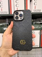 Gullplaza.pk - Premium Gucci Style Leather Phone Case for iPhone - Image 5