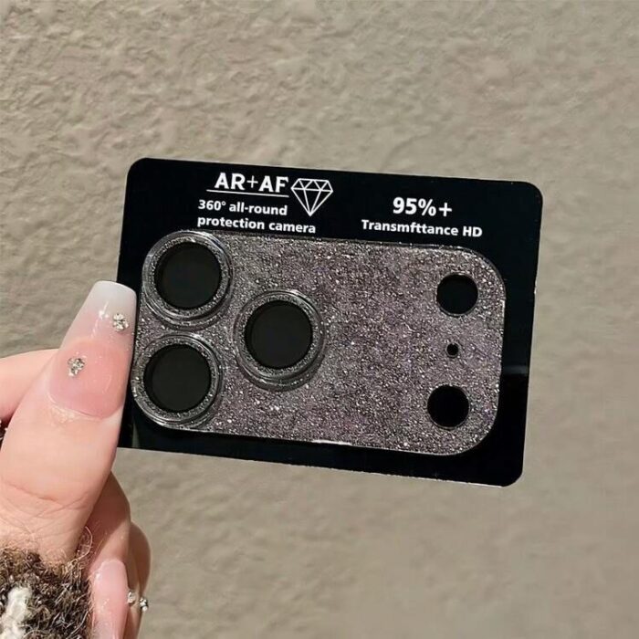 Glitter Diamond Camera Lens Protector for iPhone 17 Pro Max - Image 2