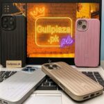 Premium Grooved Suitcase Style Shockproof Back Cover - Metallic Finish Protective Case - Image 5