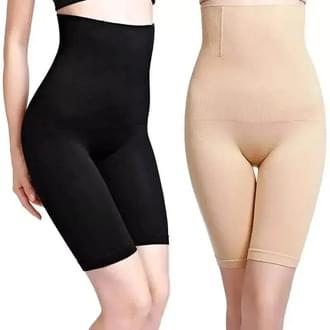 2105-200-693767-product-1-1-1.jpg Nylon Thermal Tights Black Beige Slim Fit Winter Wear - Image 1