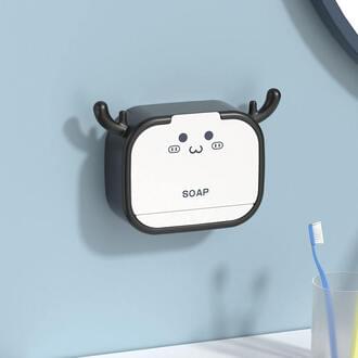 H99f3b77cf3d1485bbf0b2ef9ee1166105-1-1.jpeg Flip Drain Soap Box with Self-Draining Design – Flip-Open Hygienic Soap Holder for Bathroom & Kitchen - Image 1