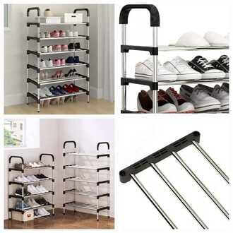 WhatsApp-Image-2026-04-26-at-7.49.50-PM-1.jpeg 5/6 Layer Metal Shoe Rack with Handle | Detachable Shoe Organizer | Space Saving Storage Rack for Entryway & Closet - Image 1