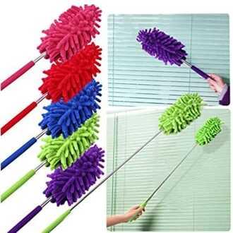 Microfiber Chenille Feather Duster – Home & Car Cleaning Dust Brush with Stretch Handle | Multi-Purpose Desktop & Room Duster - Image 1