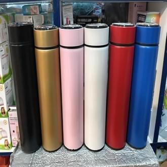 Premium Stainless Steel Soft Touch LED Temperature Display Vacuum Insulated Thermal Bottle 500ML – Business Gift Travel Mug Cup - Image 2