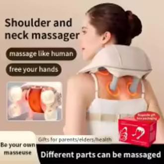 b3b8d207bde540d2fb1900eaf1057982-1.jpg_200x200q80-1-1.jpg Rechargeable Shoulder & Neck Massager – Full Body Deep Tissue Muscle Relaxing Therapy Massager for Pain & Stress Relief - Image 1