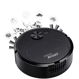 GullPlaza.pk 3-in-1 Smart Robot Vacuum Cleaner – USB Rechargeable Wireless Sweeping, Vacuuming & Mopping Robot for Home & Office - Image 4