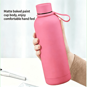 GullPlaza.pk 500ML Matte Water Bottle – Portable Leakproof Sports & Travel Bottle (Random Colors) - Image 2