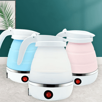 GullPlaza.pk Portable Silicone Foldable Electric Kettle – Collapsible Travel Water Boiler for Tea, Coffee & Instant Meals - Image 5